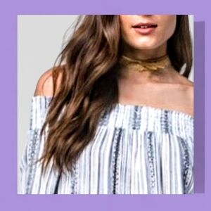 💙Socialite Off Shoulder Short Sleeve Top